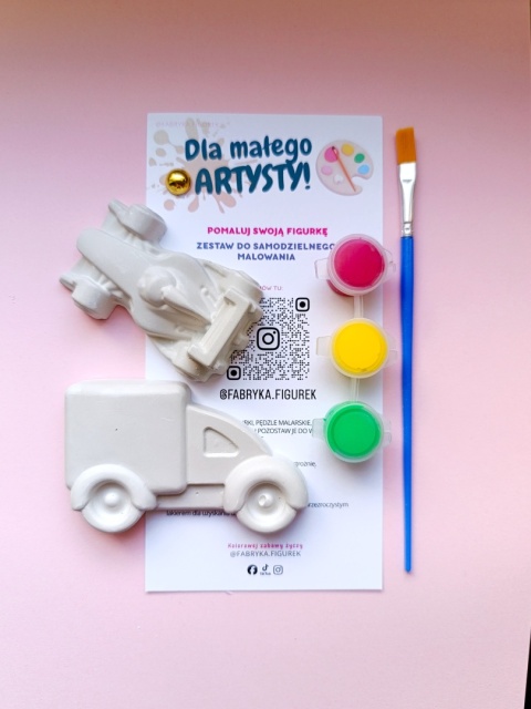🚗 Zestaw 7 - Super Pojazdy - Dla małego Artysty!