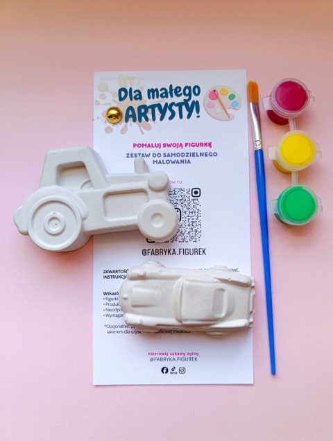 🚗 Zestaw 7 - Super Pojazdy - Dla małego Artysty!